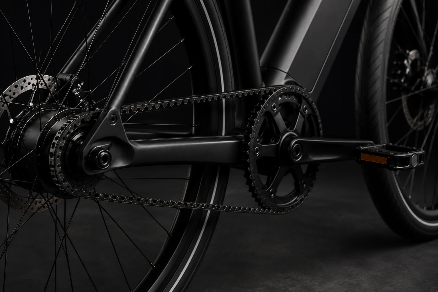 VANTA R1 carbon belt drive and rear hub